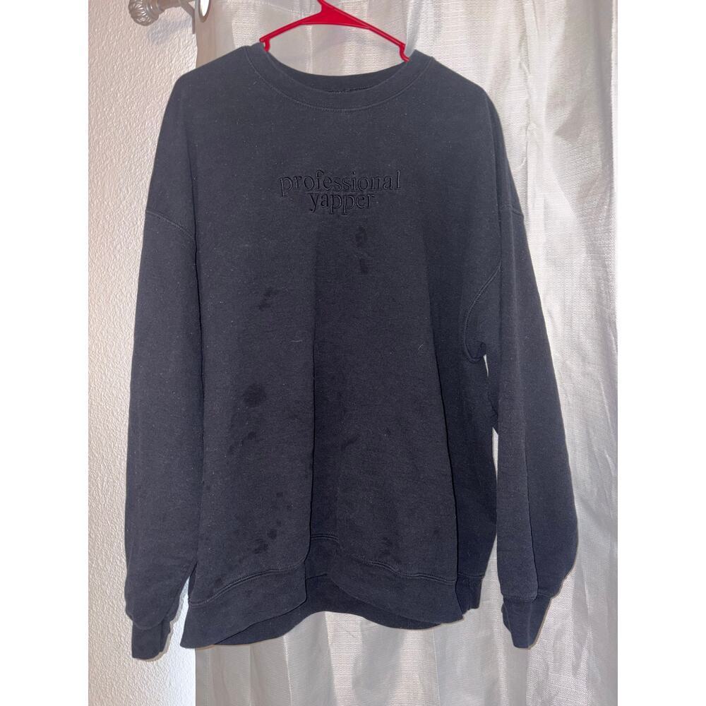 "Professional Yapper" Crewneck Sweater 2XL